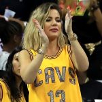 CLEVELAND, OH - JUNE 09: TV personality Khloe Kardashian attends Game 4 of the 2017 NBA Finals between the Golden State Warriors and the Cleveland Cavaliers at Quicken Loans Arena on June 9, 2017 in Cleveland, Ohio. NOTE TO USER: User expressly acknowledges and agrees that, by downloading and or using this photograph, User is consenting to the terms and conditions of the Getty Images License Agreement. (Photo by Ronald Martinez/Getty Images)