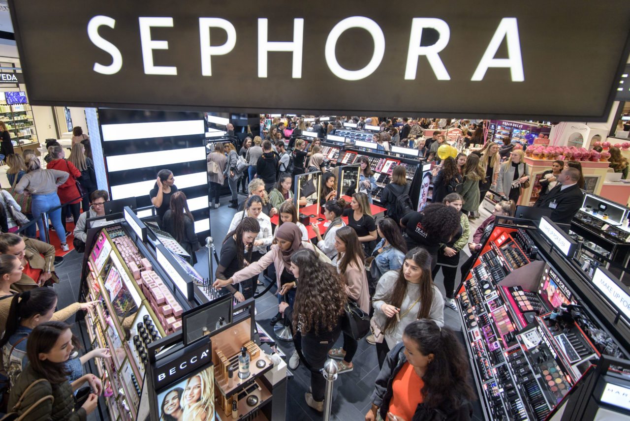 DUESSELDORF, GERMANY - OCTOBER 19: Sephora Opening at Kaufhof Beauty World on October 19, 2017 in Duesseldorf, Germany. (Photo by Thomas Lohnes/Getty Images for SephoraXKaufhof)