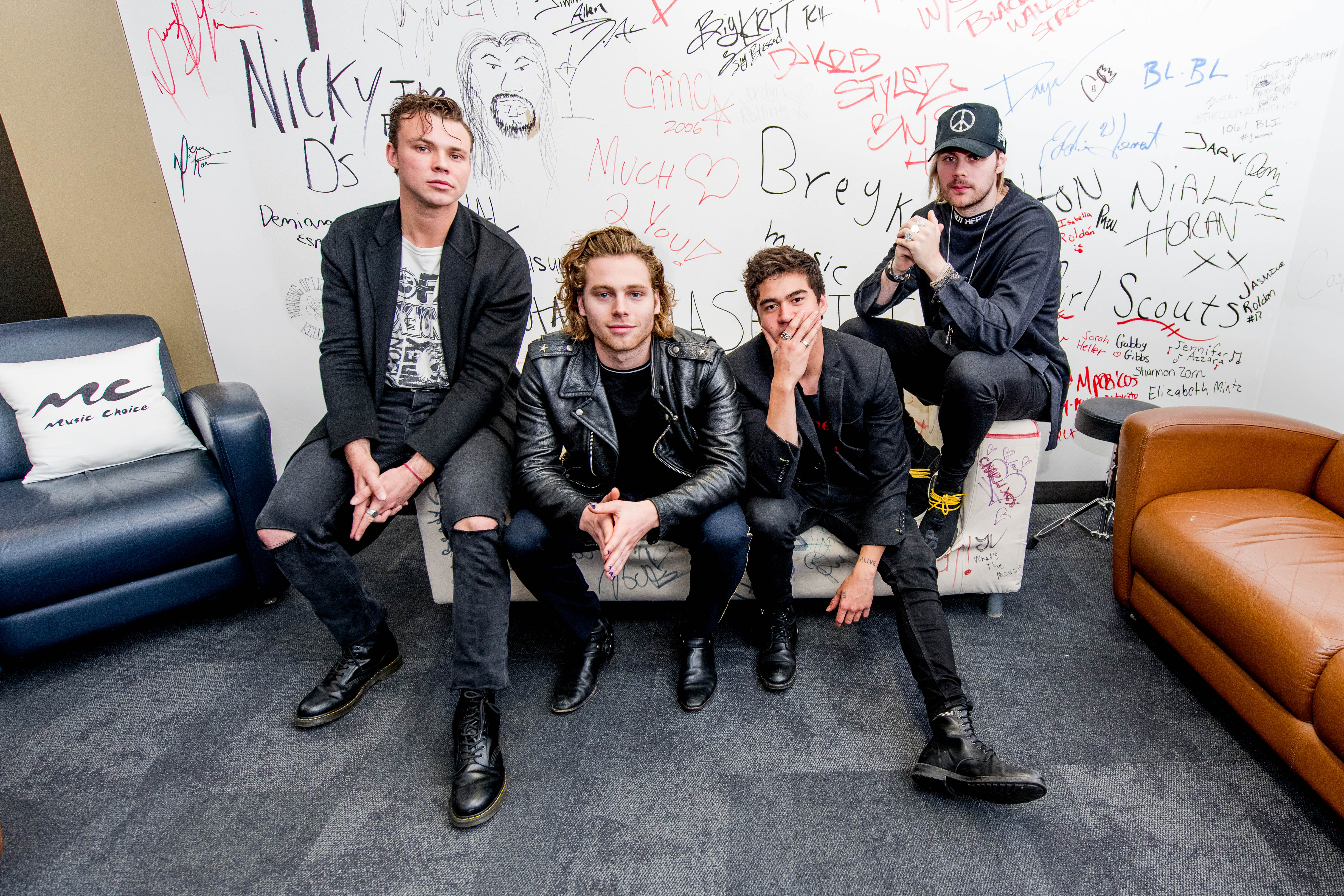 5 Seconds Of Summer Visits Music Choice